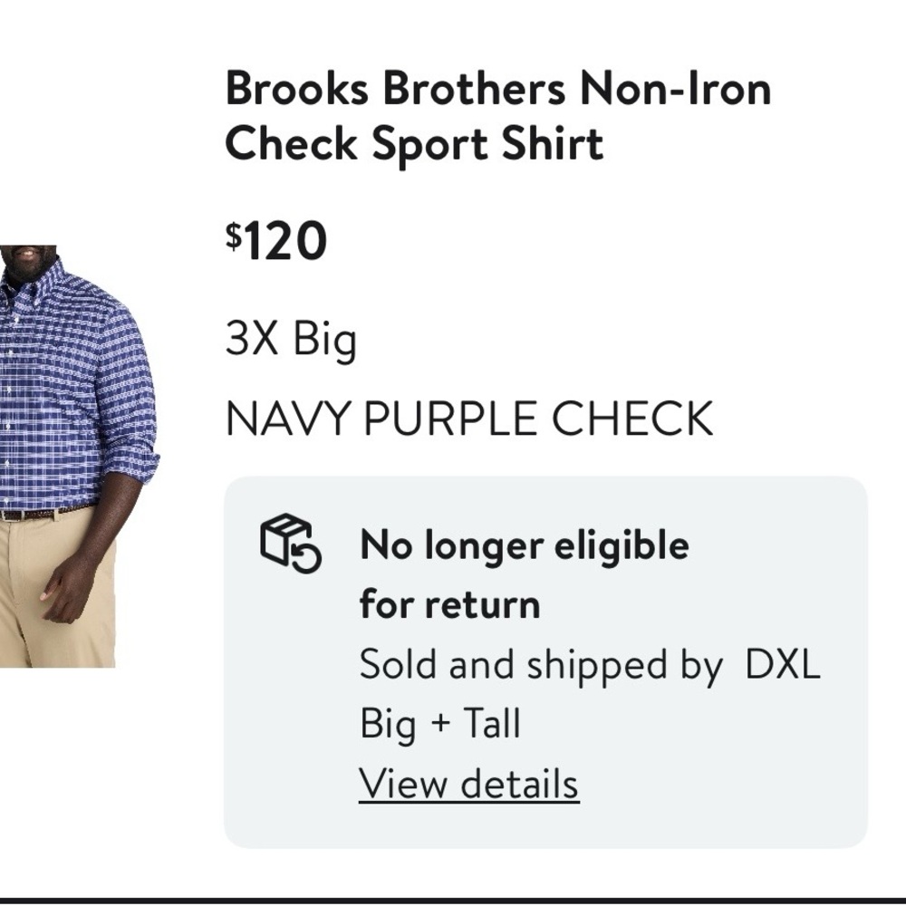 Brooks Brothers Blue Purple Check Shirt